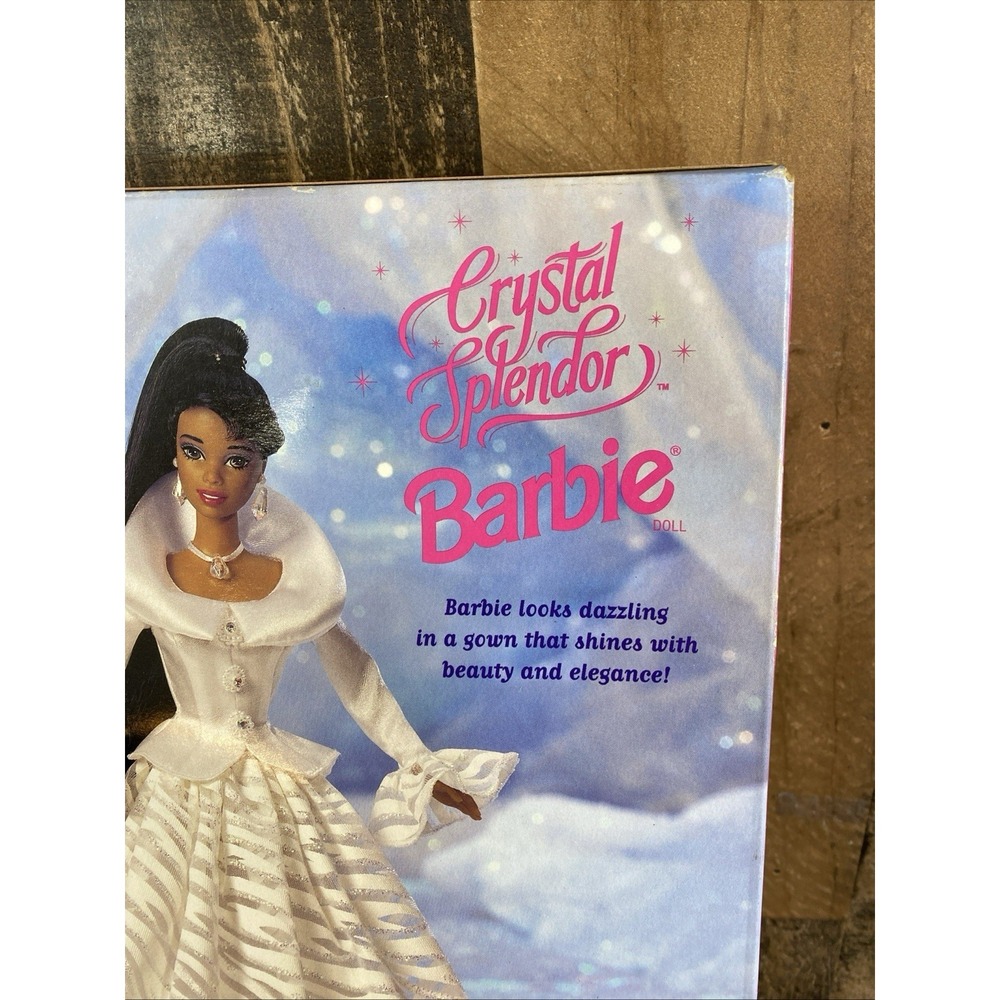 CRYSTAL SPLENDOR BARBIE SPECIAL EDITION AFRICAN AMERICAN 1995 Vintage Mattel - Picture 7 of 16